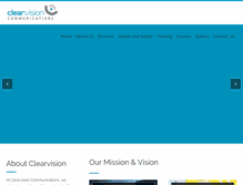 Tablet Screenshot of clearvision.net.nz